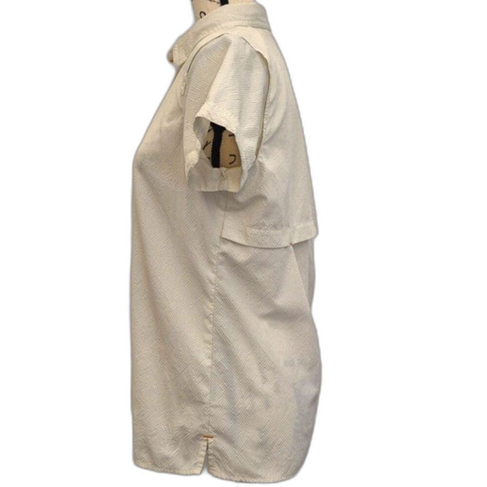 Orvis Vented Shirt S Button Down Short Sleeve Cream Color Fishing Performance - Picture 2 of 12